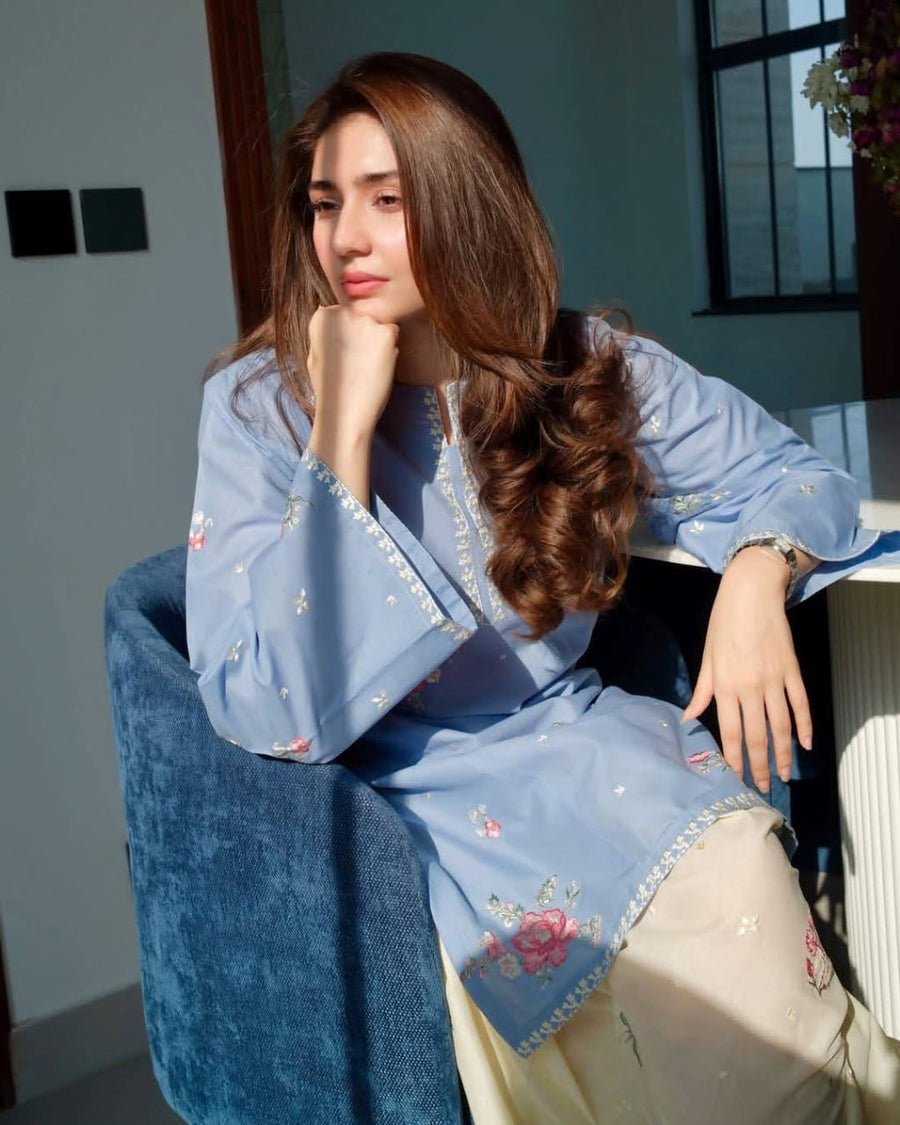 UNSTITCH SUIT DHANAK STUFF 2PC COLLECTION