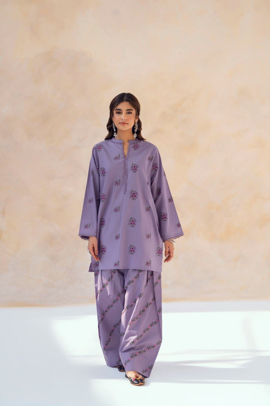 UNSTITCH SUIT DHANAK STUFF 2PC COLLECTION