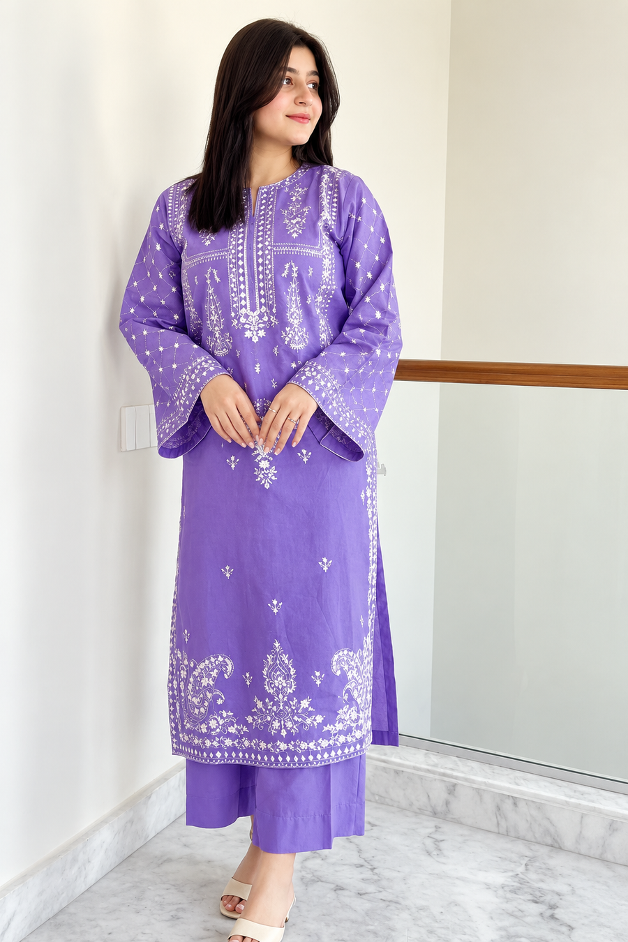 UNSTITCH SUIT DHANAK STUFF 2PC COLLECTION