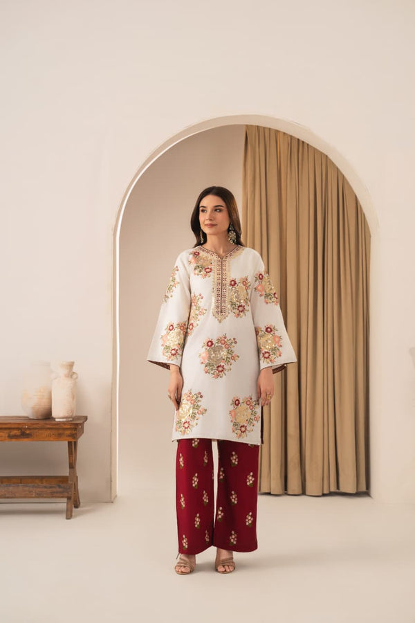 UNSTITCH SUIT DHANAK STUFF 2PC COLLECTION