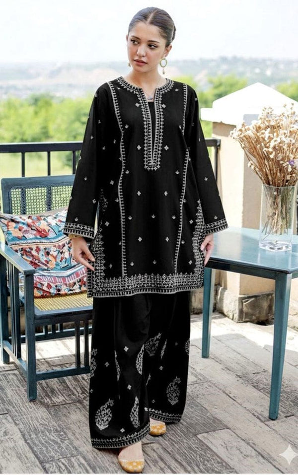 UNSTITCH SUIT DHANAK STUFF 2PC COLLECTION