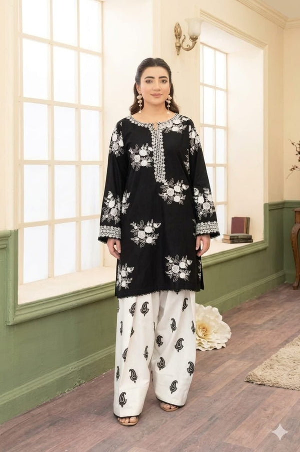 UNSTITCH SUIT DHANAK STUFF 2PC COLLECTION