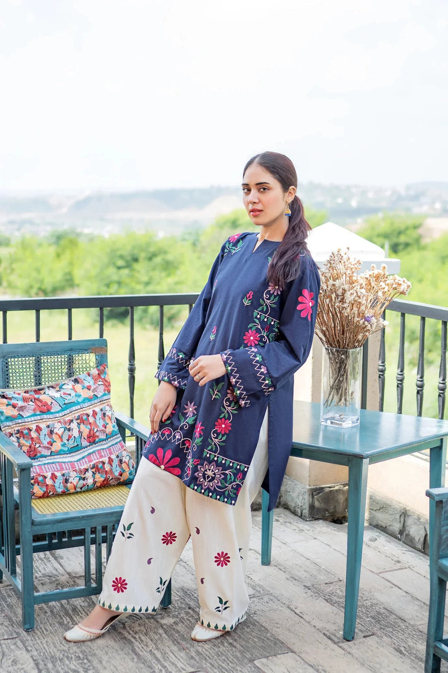 UNSTITCH SUIT DHANAK STUFF 2PC COLLECTION